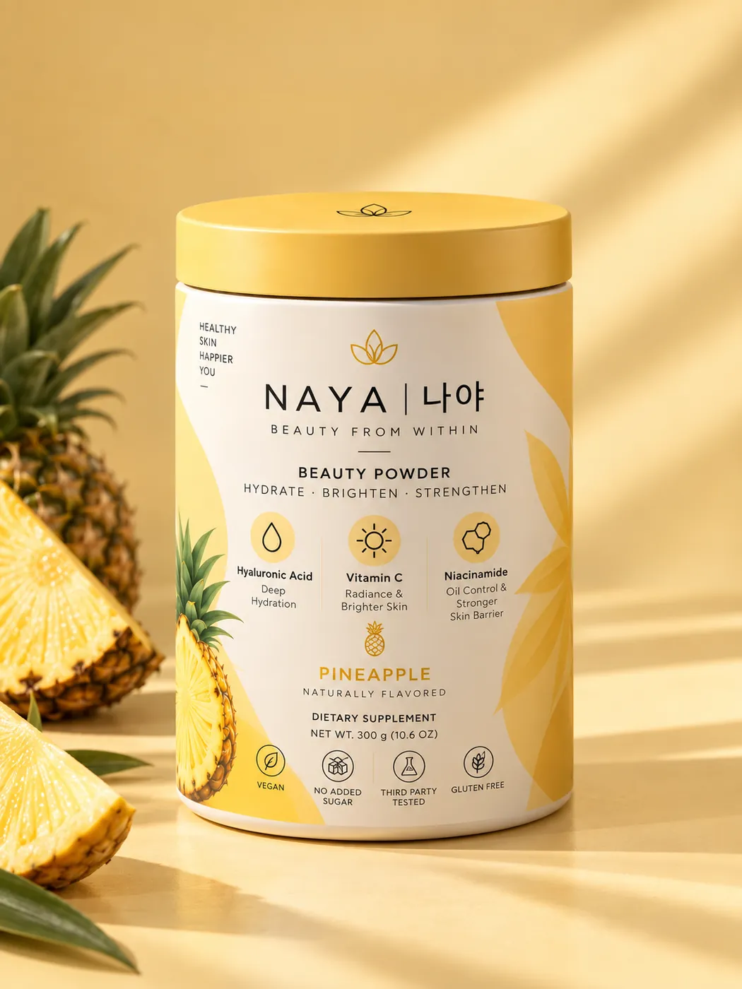 منتج NAYA بنكهة الأناناس